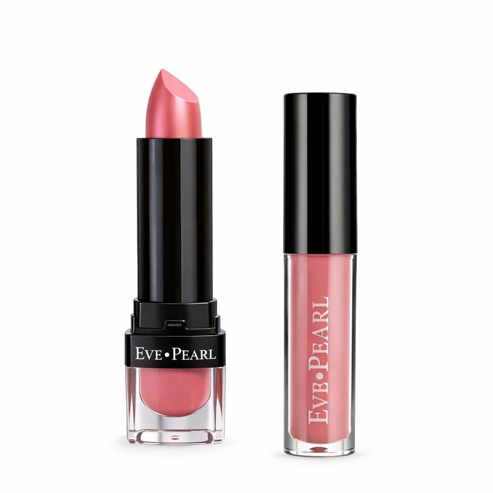 NEW Eve Pearl Lip Bundle Love Story Lipstick + Plum Naked Liquid Lip Color